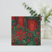 Gotische Weihnachtskarte (Stehend Vorderseite)