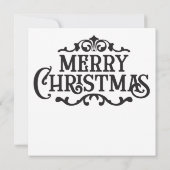 Gotische Weihnachtskarte (Rückseite)