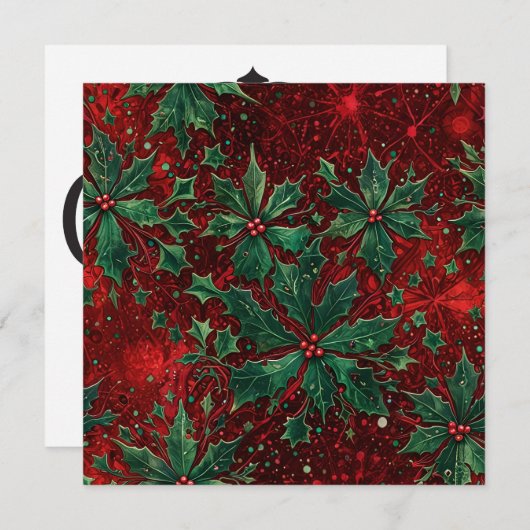 Gotische Weihnachtskarte (Vorne/Hinten)