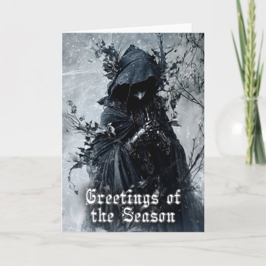 Gotische Weihnachtskarte (Vorderseite)