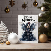 Gotische Weihnachtskarte Ankündigung