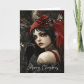 Gotische Weihnachtskarte Dankeskarte (Vorderseite)