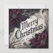 gotische Weihnachtskarte Karte (Vorderseite)
