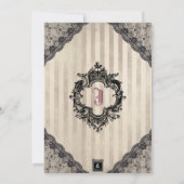 Gotische Weihnachtskartentafel Feiertagskarte (Rückseite)