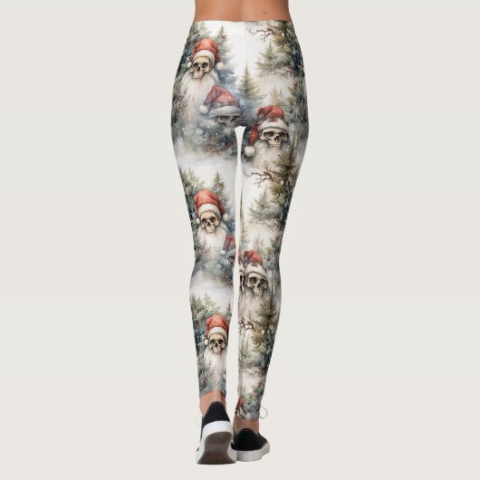 Gotische Weihnachtskugeln Gothmas Leggings (Rückseite)