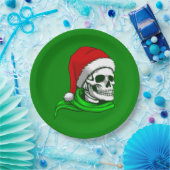 gotische Weihnachtslieder Skelette Pappteller (Party)