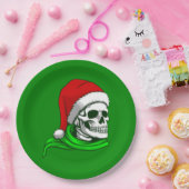 gotische Weihnachtslieder Skelette Pappteller (Party)