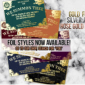 Gotische Weihnachtsstimmung oder Dusche Einladung