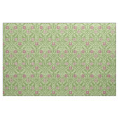 Gotische Wiederbelebung von Blumen, Grün und Rosa Stoff (Fat Quarter (45,7 x 55,9 cm))