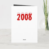 Gotischer Baum-frohe Weihnachten (Rückseite)