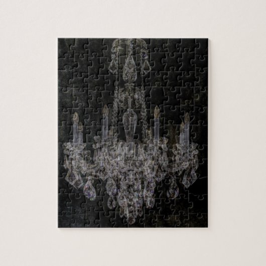 Gotischer beunruhigter Leuchter des Vintagen Puzzle (Vertikal)