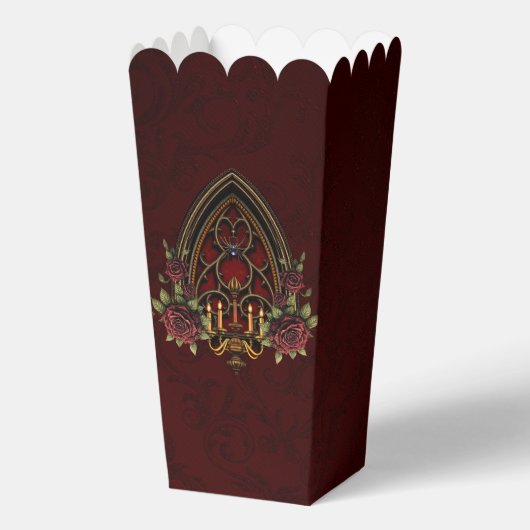 Gotischer Bogengang mit Skulls. Geschenkschachtel (Rückseite)