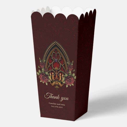 Gotischer Bogengang mit Skulls. Geschenkschachtel (Vorderseite)