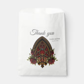 Gotischer Bogengang mit Skulls. Geschenktütchen (Vorderseite)