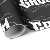 Gotischer Bräutigam, der moderne Geschenkpapier (Rolleneckpunkt)