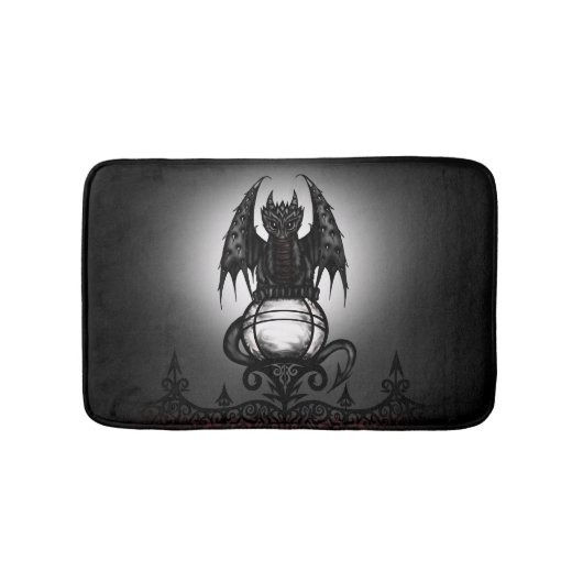 Gotischer Drache Badematte (Vorderseite)