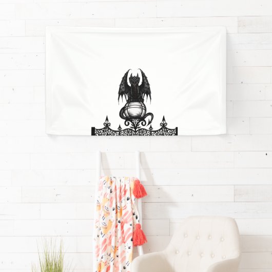 Gotischer Drache Banner (Insitu)