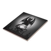 Gotischer Drache Fliese (Seite)