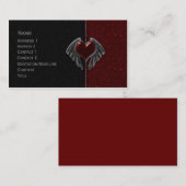 Gotischer Entwurf Visitenkarte (Vorne/Hinten)