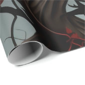 Gotischer Friedhof Rose Garten Geschenkpapier (Rolleneckpunkt)