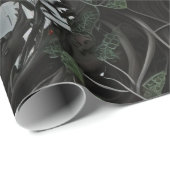 Gotischer Friedhof Rose Garten Geschenkpapier (Rolleneckpunkt)