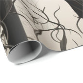 Gotischer Friedhof Rose Garten Geschenkpapier (Rolleneckpunkt)