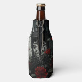 Gotischer Friedhof Rose Garten mit Rot und Schwarz Flaschenkühler (Flasche Rückseite)