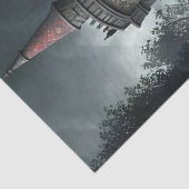 Gotischer Friedhof Rose Garten Seidenpapier (Detail)