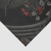 Gotischer Friedhof Rose Garten Seidenpapier (Detail)