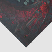 Gotischer Friedhof Rose Garten Seidenpapier (Detail)