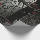 Gotischer Garten Geschenkpapier (Ecke)