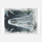 Gotischer Geist eines Kindes, das in unsere Welt g Geschenkpapier Set (Vorderseite)