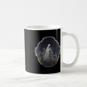 Gotischer Geist im Wald Vintager Blumengast Ha Kaffeetasse