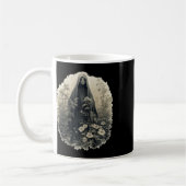 Gotischer Geist im Wald Vintager Blumengast Ha Kaffeetasse (Links)