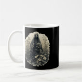 Gotischer Geist im Wald Vintager Blumengast Ha Kaffeetasse (Links)