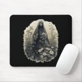 Gotischer Geist im Wald Vintager Blumengast Ha Mousepad (Mit Mouse)