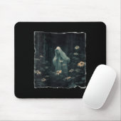 Gotischer Geist im Wald Vintager Blumengast Ha Mousepad (Mit Mouse)