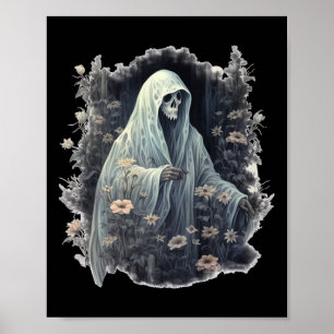 Gotischer Geist im Wald Vintager Blumengast Ha Poster