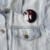 Gotischer Gott-Posten PunkGoth Button (Beispiel)