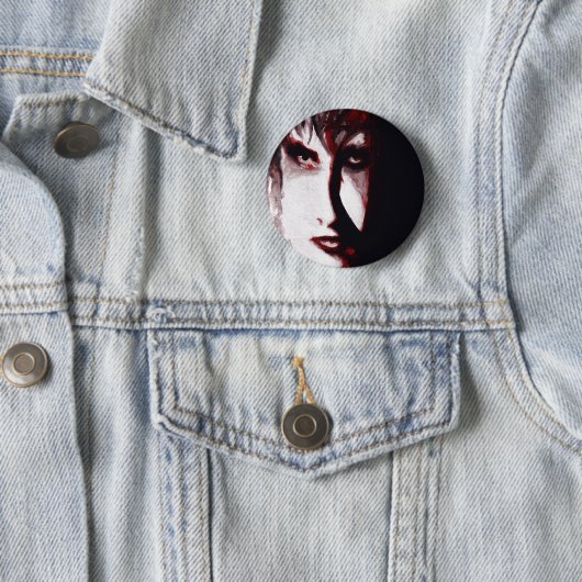 Gotischer Gott-Posten PunkGoth Button (Beispiel)
