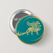 gotischer Greif Button (Vorne & Hinten)