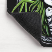 Gotischer grüner Schläger-feenhafte Kunst Mousepad (Ecke)