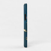 Gotischer Hintergrund der White Roses Wreath Case-Mate iPhone Hülle (Hinten/Rechts)