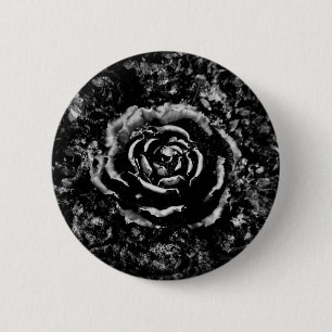 Gotischer Knopf der romantischen schwarzen Button