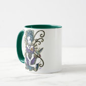 Gotischer Kolibri-feenhafte Kunst-Tasse "Lillian" Tasse (Vorderseite Links)