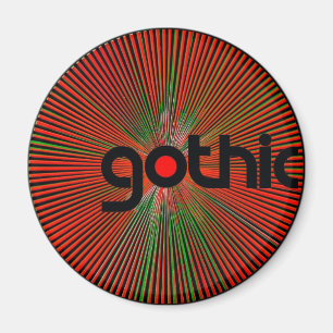 "Gotischer" Kühlschrankmagnet