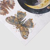 Gotischer Mond und Steampunk 1 Art Decoupage Seidenpapier (Ausschnitt)