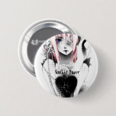 Gotischer Power Button (Vorne & Hinten)