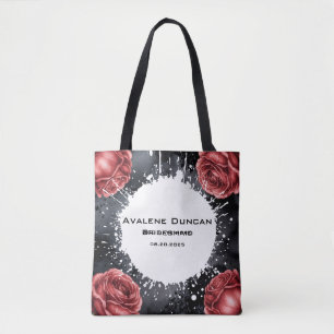 Gotischer Rosen-Hochzeitsrahmen Brautjungfern-Gesc Tasche