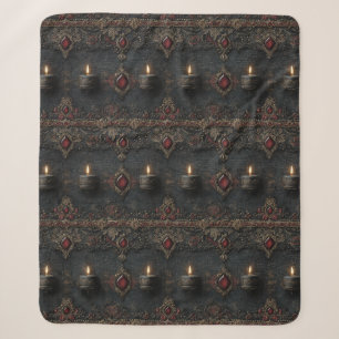 Gotischer Rubinkerzen-Teppich Sherpadecke